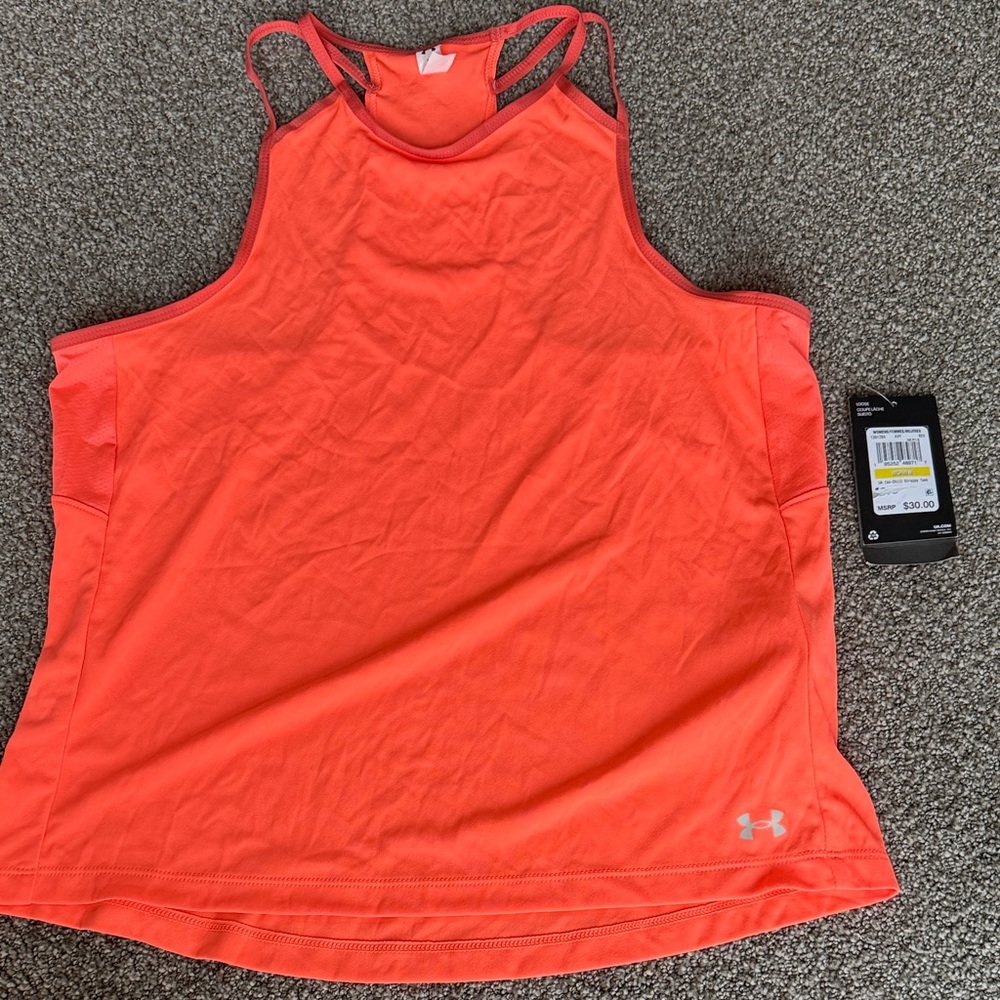 Under Armour Vibrant Orange Athletic Tank